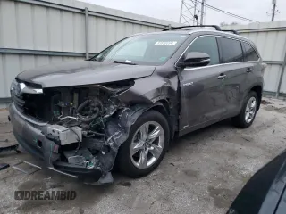 2016 Toyota Highlander Hybrid Limited with VIN 5TDDCRFH9GS020541, listed as a Copart auction lot 83858094 with 78,115 mi miles and Salvage Title. Bid and sale history available at carsss.com. Image 1.