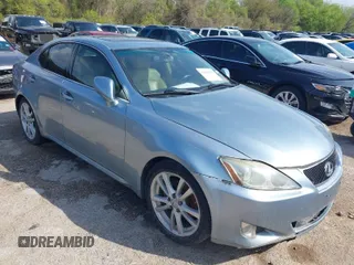 2006 Lexus IS 250 Manual with VIN JTHBK262865011216, listed as a IAAI auction lot 41891115 with 188,449 mi miles. Bid and sale history available at carsss.com. Image 1.