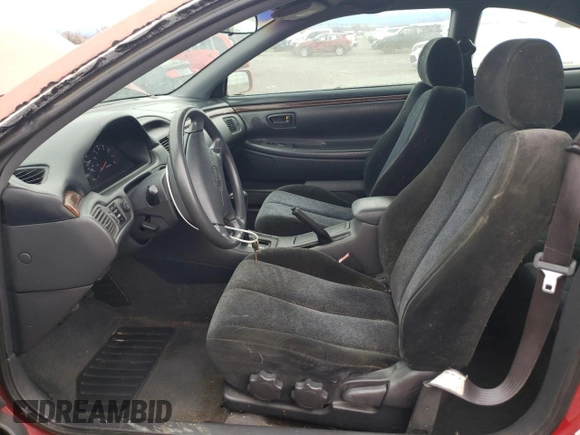 2000 Toyota Solara SE with VIN 2T1CG22P9YC375675, listed as a Copart auction lot 86199014 with 168,998 mi miles and Salvage Title. Bid and sale history available at carsss.com. Image 7.