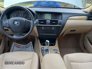 2013 BMW X3 xDrive28i with VIN 5UXWX9C57D0A26278, listed as a Copart auction lot 52040825 with 110,761 mi miles and Clean Title. Bid and sale history available at carsss.com. Image 9.