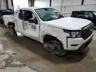 2024 Nissan Frontier S with VIN 1N6ED1CM3RN641994, listed as a Copart auction lot 47809215 with 26,360 mi miles and Salvage Title. Bid and sale history available at carsss.com. Image 4.