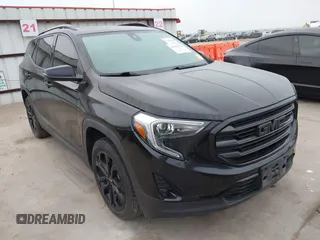 2020 GMC Terrain SLT with VIN 3GKALPEX9LL288297, listed as a IAAI auction lot 41553111 with 54,034 mi miles. Bid and sale history available at carsss.com. Image 1.
