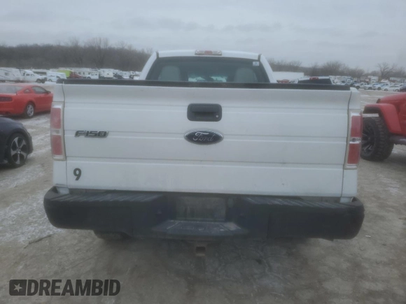 2010 Ford F-150 XL with VIN 1FTEX1CW9AFC75002, listed as a Copart auction lot 45695925 with 175,102 mi miles and Salvage Title. Bid and sale history available at carsss.com. Image 6.