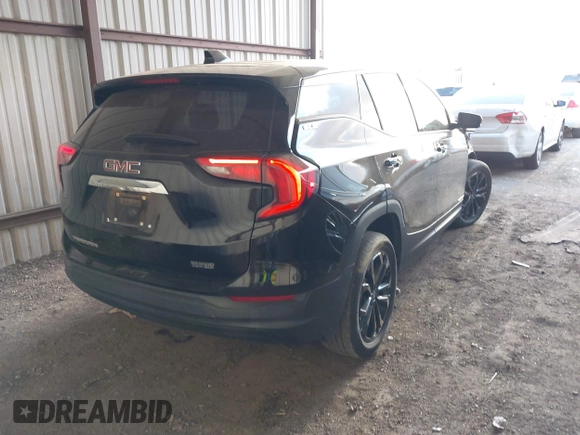 2020 GMC Terrain SLE with VIN 3GKALMEV6LL296032, listed as a IAAI auction lot 41829324 with 91,924 mi miles and . Bid and sale history available at carsss.com. Image 4.