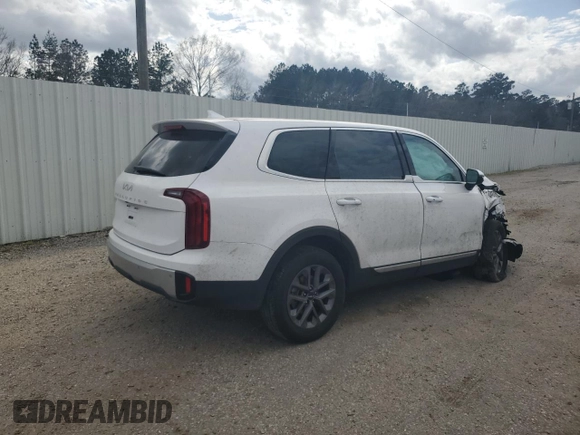 2024 Kia Telluride LX with VIN 5XYP24GCXRG425507, listed as a Copart auction lot 47872035 with Not provided miles and Salvage title. Bid and sale history available at DreamBid. Image 3.