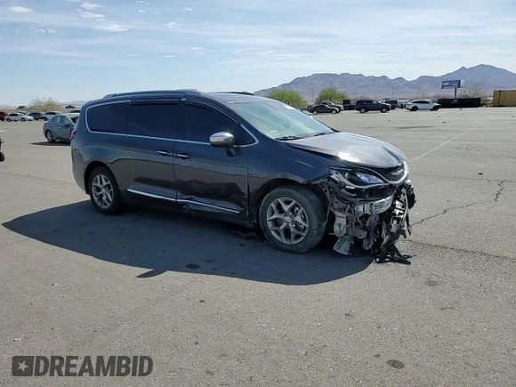 2017 Chrysler Pacifica Limited with VIN 2C4RC1GG2HR804955, listed as a Copart auction lot 74741074 with 117,936 mi miles and Salvage title. Bid and sale history available at DreamBid. Image 12.