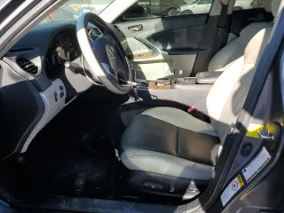 2012 Lexus IS 250 with VIN JTHCF5C22C5060468, listed as a Copart auction lot 75116504 with 206,410 mi miles and Salvage Title. Bid and sale history available at DreamBid. Image 7.