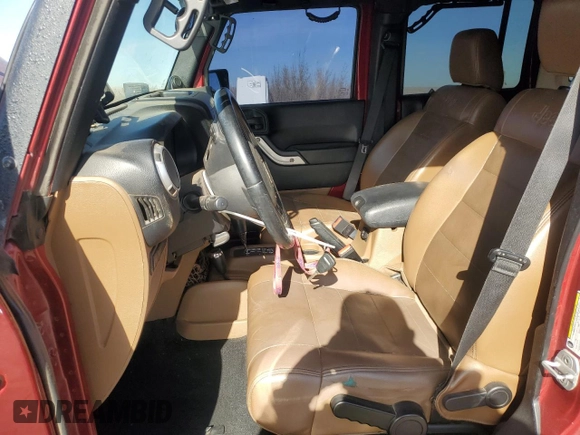 2012 Jeep Wrangler Unlimited Rubicon с VIN 1C4HJWFG6CL109735, выставлен на аукционе Copart как лот 50201085 с пробегом 107 312 миль миль и Списание • Salvage title. История ставок и продаж доступна на DreamBid. Изображение 7.