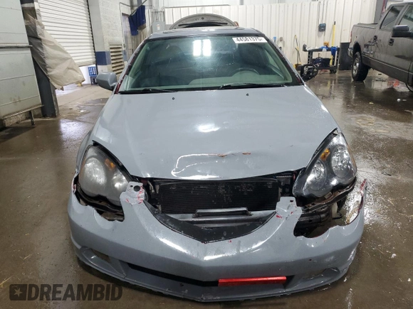 2003 Acura RSX with VIN JH4DC53803C005885, listed as a Copart auction lot 44581375 with 194,979 mi miles and Salvage Title. Bid and sale history available at carsss.com. Image 5.