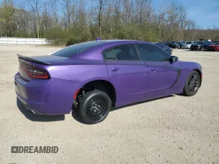 2019 Dodge Charger SXT with VIN 2C3CDXJG5KH520588, listed as a Copart auction lot 54910605 with 58,430 mi miles and Salvage Title. Bid and sale history available at DreamBid. Image 3.
