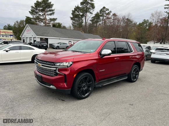 2021 Chevrolet Tahoe Premier with VIN 1GNSKSKD4MR128426, listed as a Copart auction lot 54267795 with 196,096 mi miles and Clean Title. Bid and sale history available at carsss.com. Image 2.