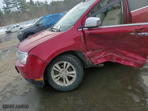 2010 Lincoln MKX with VIN 2LMDJ8JC0ABJ05448, listed as a Copart auction lot 46239695 with 0 mi miles and Salvage Title. Bid and sale history available at carsss.com. Image 11.