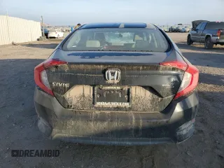 2018 Honda Civic Sedan LX with VIN 2HGFC2F52JH555076, listed as a Copart auction lot 43618385 with 65,150 mi miles and Salvage Title. Bid and sale history available at carsss.com. Image 6.