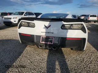 2017 Chevrolet Corvette Z06 2LZ with VIN 1G1YS2D68H5604880, listed as a Copart auction lot 74117834 with 0 mi miles and Salvage Title. Bid and sale history available at carsss.com. Image 6.