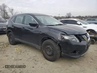 2016 Nissan Rogue S with VIN KNMAT2MT1GP683579, listed as a Copart auction lot 46114835 with 126,625 mi miles and Salvage Title. Bid and sale history available at carsss.com. Image 4.