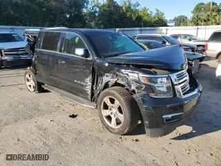 2018 Chevrolet Suburban Premier with VIN 1GNSCJKC6JR195796, listed as a Copart auction lot 71455954 with 0 mi miles and Salvage Title. Bid and sale history available at carsss.com. Image 4.