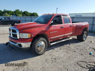 2005 Dodge 3500 SLT z VIN 3D7MS48C95G766898, wystawiony jako Copart lot #61764245 z przebiegiem 287 804 mil mil oraz Szkoda całkowita • Salvage title. Historia ofert i sprzedaży dostępna na DreamBid. Obrazek 1.