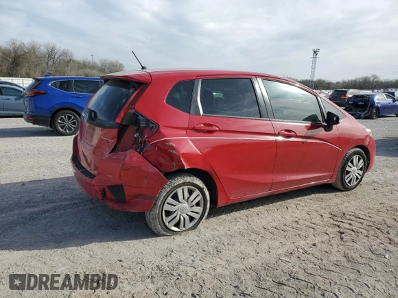 2016 Honda Fit LX with VIN JHMGK5H56GX016791, listed as a Copart auction lot 50011865 with 0 mi miles and Salvage Title. Bid and sale history available at carsss.com. Image 3.