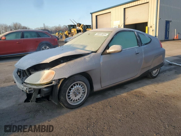 2000 Honda Insight z VIN JHMZE1371YT004249, wystawiony jako Copart lot #85041024 z przebiegiem 168 946 mil mil oraz Szkoda całkowita • Salvage title. Historia ofert i sprzedaży dostępna na DreamBid. Obrazek 1.