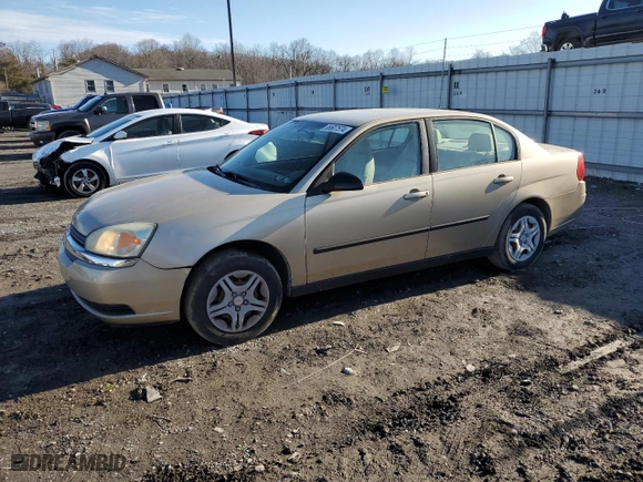 2004 Chevrolet Malibu with VIN 1G1ZS52F64F234820, listed as a Copart auction lot 86607574 with 62,928 mi miles and Salvage Title. Bid and sale history available at carsss.com. Image 1.
