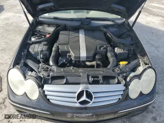 2003 Mercedes-Benz CLK-Class 3.2L with VIN WDBTJ65J03F060679, listed as a Copart auction lot 46507675 with 66,530 mi miles and Salvage Title. Bid and sale history available at carsss.com. Image 11.
