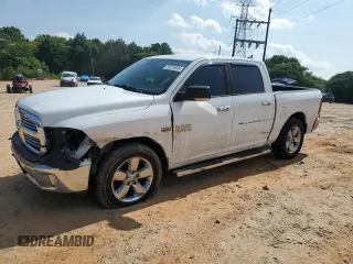 2017 Ram 1500 Lone Star Silver with VIN 1C6RR6LT0HS524326, listed as a Copart auction lot 59728645 with 118,778 mi miles and Salvage title. Bid and sale history available at DreamBid. Image 1.