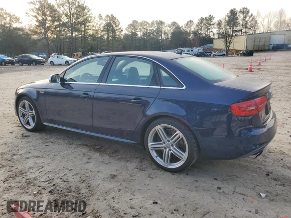 2014 Audi S4 Premium Plus with VIN WAUDGAFL2EA141963, listed as a Copart auction lot 85068784 with 40,269 mi miles and Salvage Title. Bid and sale history available at carsss.com. Image 2.