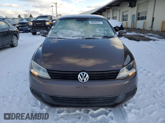 2011 Volkswagen Jetta Sedan SE with VIN 3VWDX7AJXBM339004, listed as a Copart auction lot 86895374 with 146,953 mi miles and Salvage Title. Bid and sale history available at carsss.com. Image 5.
