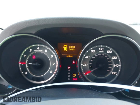2013 Acura MDX with VIN 2HNYD2H26DH501348, listed as a IAAI auction lot 41388486 with 93,528 mi miles. Bid and sale history available at carsss.com. Image 7.