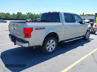 2018 Ford F-150 XL with VIN 1FTEW1E54JFE36153, listed as a IAAI auction lot 42193233 with 96,074 mi miles and . Bid and sale history available at DreamBid. Image 4.