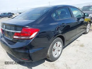 2014 Honda Civic Sedan LX with VIN 19XFB2F54EE263044, listed as a IAAI auction lot 42126752 with 99,824 mi miles. Bid and sale history available at carsss.com. Image 4.