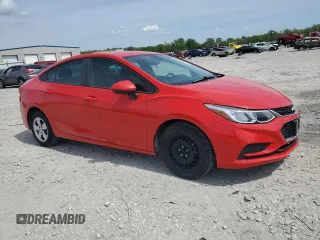 2018 Chevrolet Cruze LS with VIN 1G1BC5SM0J7193104, listed as a Copart auction lot 51976415 with 59,041 mi miles and Salvage Title. Bid and sale history available at DreamBid. Image 4.