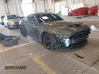 2024 Ford Mustang GT with VIN 1FA6P8CF9R5419104, listed as a IAAI auction lot 42304522 with 6,721 mi miles and . Bid and sale history available at DreamBid. Image 1.