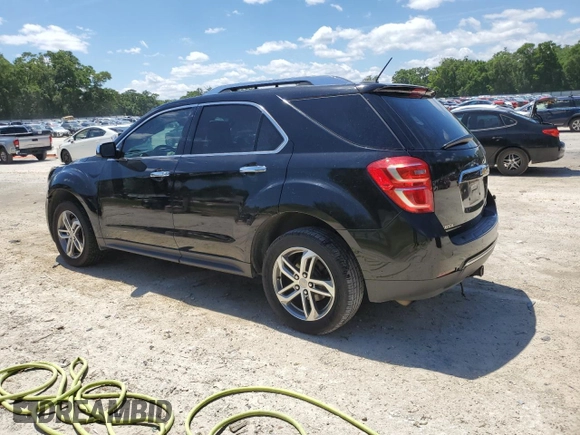 2016 Chevrolet Equinox LTZ with VIN 2GNALDEK7G1175171, listed as a Copart auction lot 52838955 with 148,100 mi miles and Salvage Title. Bid and sale history available at carsss.com. Image 2.