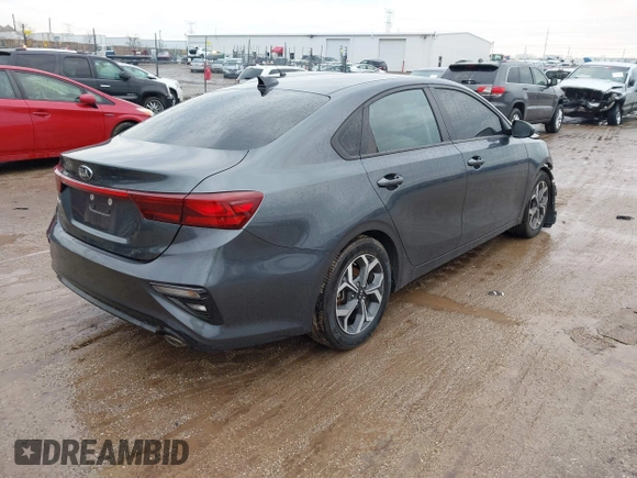 2020 Kia Forte LXS with VIN 3KPF24AD0LE197566, listed as a IAAI auction lot 41666704 with 114,737 mi miles. Bid and sale history available at carsss.com. Image 4.