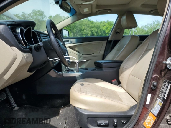 2013 Kia Optima EX with VIN 5XXGN4A78DG149943, listed as a Copart auction lot 57970255 with 149,806 mi miles and Clean title. Bid and sale history available at DreamBid. Image 7.