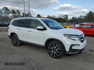 2021 Honda Pilot Touring 8-Passenger with VIN 5FNYF5H92MB001840, listed as a Copart auction lot 43236895 with 63,402 mi miles and Salvage Title. Bid and sale history available at DreamBid. Image 4.