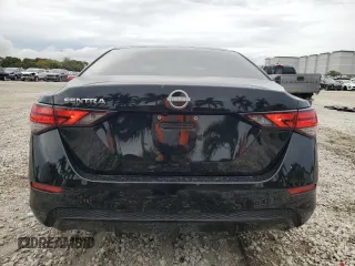 2024 Nissan Sentra S with VIN 3N1AB8BV9RY205649, listed as a Copart auction lot 46644935 with 4,200 mi miles and Salvage Title. Bid and sale history available at carsss.com. Image 6.