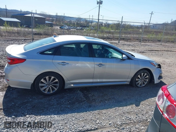 2017 Hyundai Sonata Sport with VIN 5NPE34AF6HH570154, listed as a IAAI auction lot 41991140 with 88,084 mi miles. Bid and sale history available at carsss.com. Image 13.