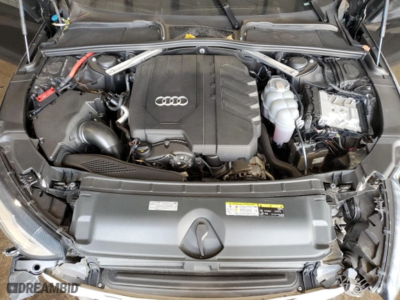 2021 Audi A4 Sedan S line Premium with VIN WAUDAAF42MA014235, listed as a Copart auction lot 74423014 with 50,281 mi miles and Salvage Title. Bid and sale history available at carsss.com. Image 11.