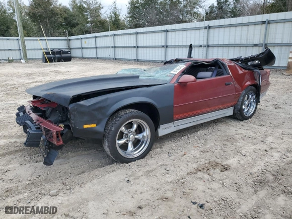 1987 Chevrolet Camaro with VIN 1G1FP21H2HN131699, listed as a Copart auction lot 87860445 with 86,117 mi miles and Salvage Title. Bid and sale history available at carsss.com. Image 1.