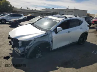 2022 Lexus NX with VIN JTJHKCFZ5N2003795, listed as a Copart auction lot 73545734 with 19,722 mi miles and Salvage Title. Bid and sale history available at carsss.com. Image 1.
