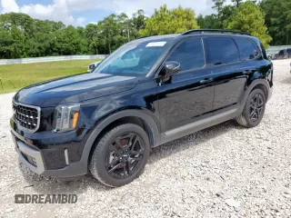 2023 Kia Telluride SX Prestige with VIN 5XYP5DGC7PG374505, listed as a Copart auction lot 64071315 with 61,606 mi miles and Clean title. Bid and sale history available at DreamBid. Image 1.