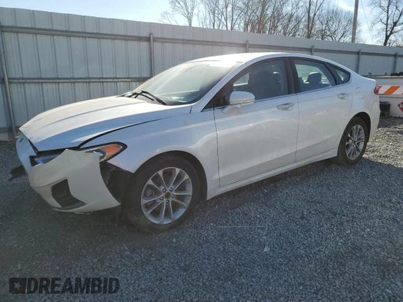 2020 Ford Fusion Hybrid SEL with VIN 3FA6P0MU0LR129742, listed as a Copart auction lot 88924535 with 79,949 mi miles and Salvage Title. Bid and sale history available at carsss.com. Image 1.