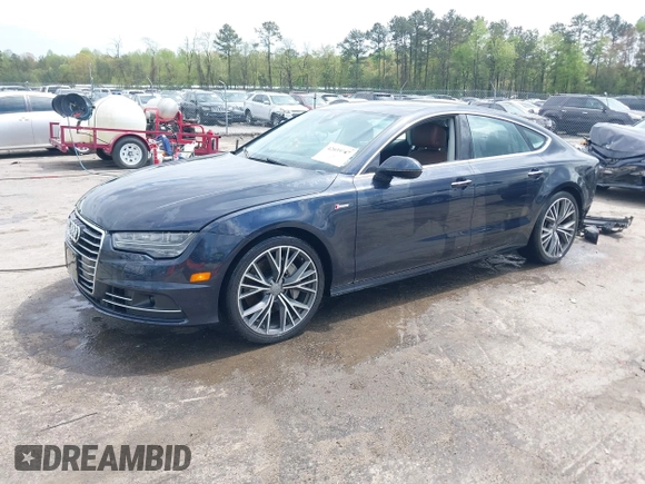 2018 Audi A7 Prestige with VIN WAU23AFC3JN057141, listed as a IAAI auction lot 42039747 with 66,095 mi miles. Bid and sale history available at carsss.com. Image 2.