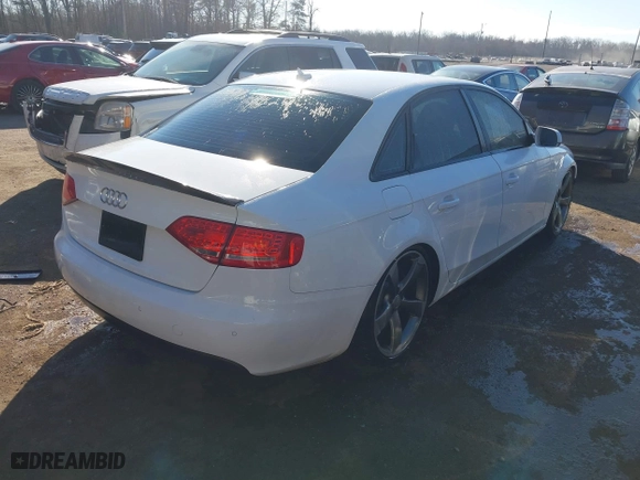 2011 Audi A4 2.0T Premium Plus with VIN WAUFFAFL2BN052605, listed as a IAAI auction lot 40973844 with 120,849 mi miles. Bid and sale history available at carsss.com. Image 4.