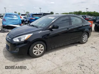 2016 Hyundai Accent SE with VIN KMHCT4AE9GU135496, listed as a Copart auction lot 61585215 with 104,464 mi miles and Clean title. Bid and sale history available at DreamBid. Image 1.