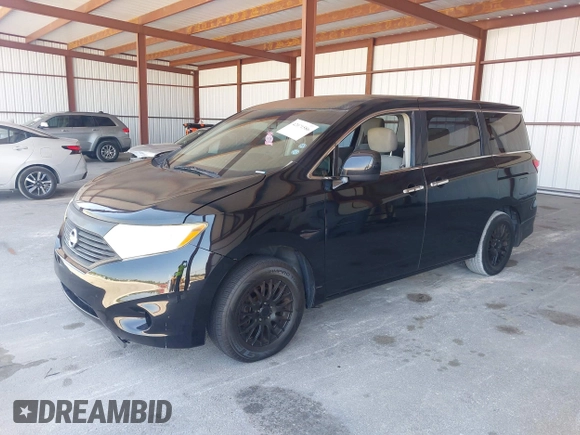 2014 Nissan Quest SV z VIN JN8AE2KP5E9107192, wystawiony jako IAAI lot #42071586 z przebiegiem 158 899 mil mil oraz . Historia ofert i sprzedaży dostępna na DreamBid. Obrazek 2.