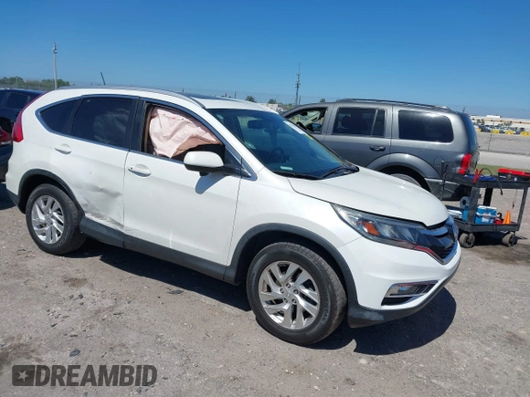 2015 Honda CR-V EX-L with VIN 5J6RM3H72FL019942, listed as a IAAI auction lot 41738914 with 89,099 mi miles. Bid and sale history available at carsss.com. Image 1.