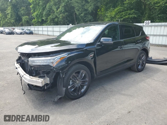 2020 Acura RDX w/A-Spec Pkg with VIN 5J8TC2H67LL041111, listed as a Copart auction lot 63673234 with 38,740 mi miles and Salvage Title. Bid and sale history available at carsss.com. Image 1.